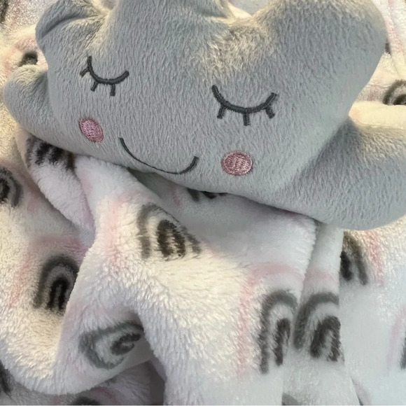 Baby Boys' and Girls' Cloud Rainbow Plush Blanket Security Snuggie. OS. - Picture 4 of 7